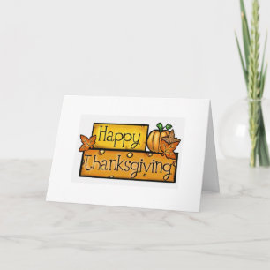 CARTE DE REMERCIEMENT POUR *VOUS* À THANKSGIVING