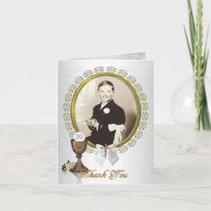 Carte de remerciement Première communion/Confirmat