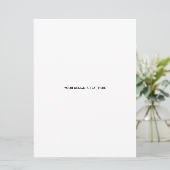 Carte de remerciement professionnelle minimaliste  (Debout devant)