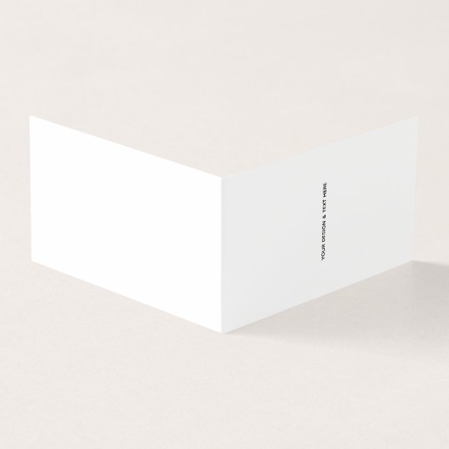 Carte de remerciement professionnelle minimaliste  (Outside)