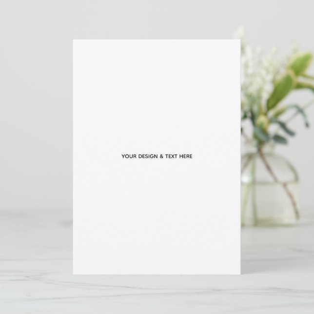 Carte de remerciement professionnelle minimaliste  (Debout devant)