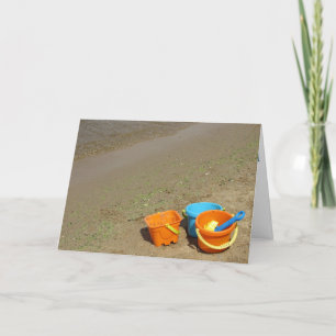 Carte de remerciement "Sand Castle Tools"