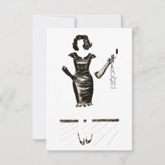 Carte de remerciement simple