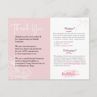 Carte de remerciement sur les médias sociaux. Po