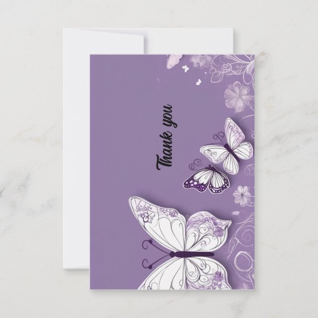 Carte de remerciements (Devant)