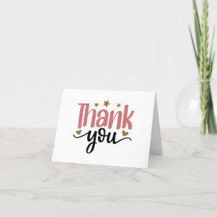 Carte de remerciements