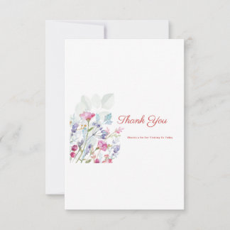 Carte de remerciements