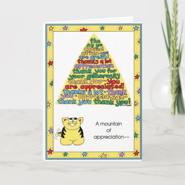 Carte de remerciements (Devant)