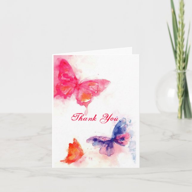 carte de remerciements (Devant)