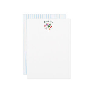 CARTE DE REMERCIEMENTS