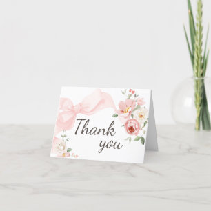 CARTE DE REMERCIEMENTS 