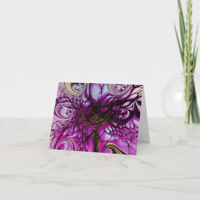 Carte de remerciements. (Devant)