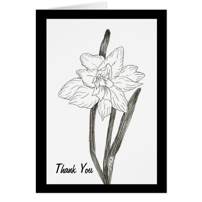 Carte de remerciements (Devant)