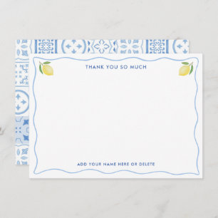 CARTE DE REMERCIEMENTS 