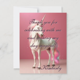 Carte de remerciements