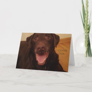 Carte de remerciements