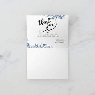CARTE DE REMERCIEMENTS 