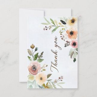 Carte de remerciements