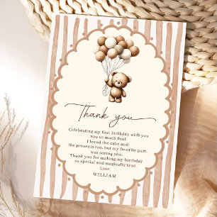 CARTE DE REMERCIEMENTS 