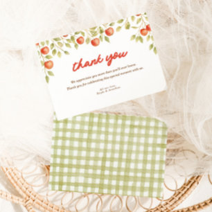 CARTE DE REMERCIEMENTS