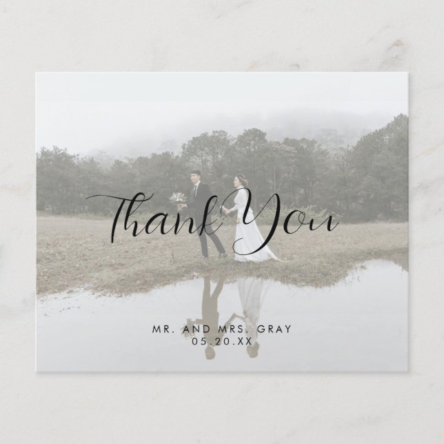 Carte de remerciements (Devant)