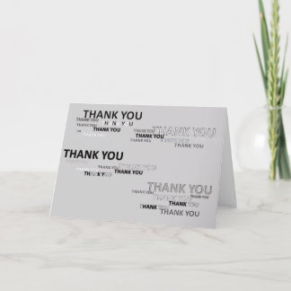Carte de remerciements
