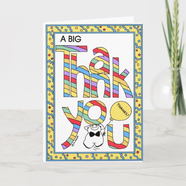 Carte de remerciements (Devant)