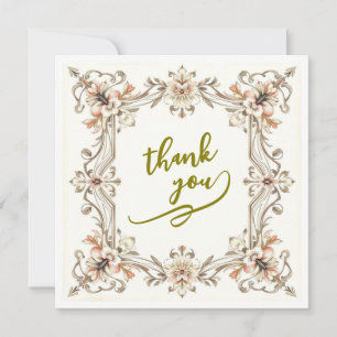 CARTE DE REMERCIEMENTS