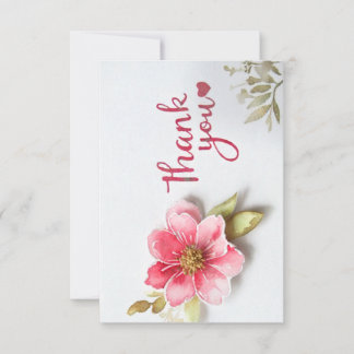 Carte de remerciements