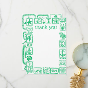 CARTE DE REMERCIEMENTS