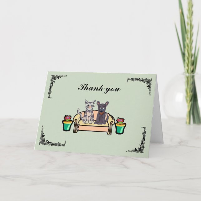 Carte de remerciements (Devant)