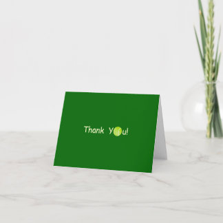 Carte de remerciements