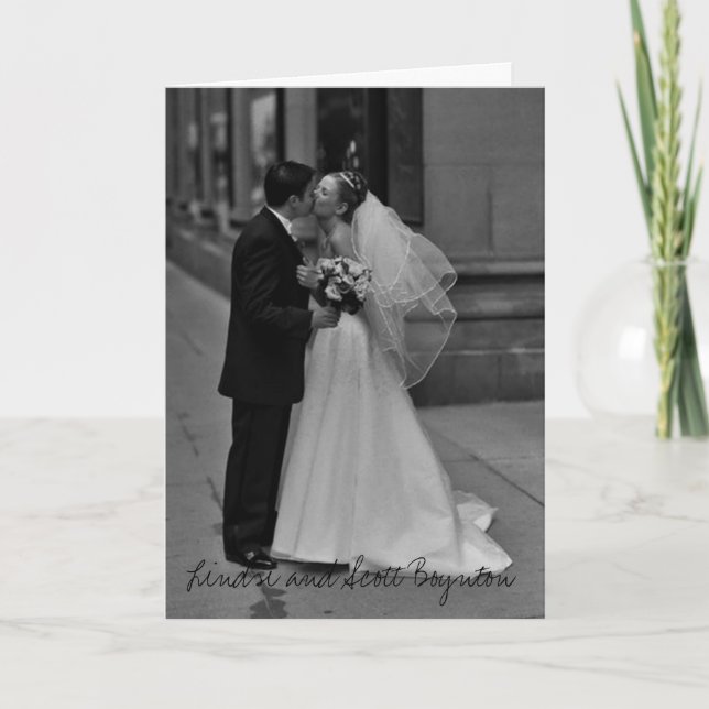 Carte De Remerciements 0255, Lindsi et Scott Boynton (Devant)