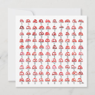 Carte De Remerciements 100 Jours, 100 Champignons