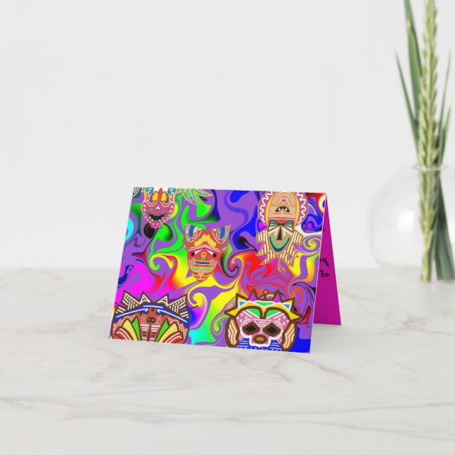 Carte De Remerciements 105C - Mon monde tourne (Devant)