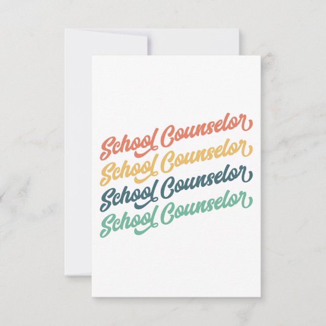 Carte De Remerciements 1/2- Retour à l'école Conseiller Pédagogique Vinta (Devant)