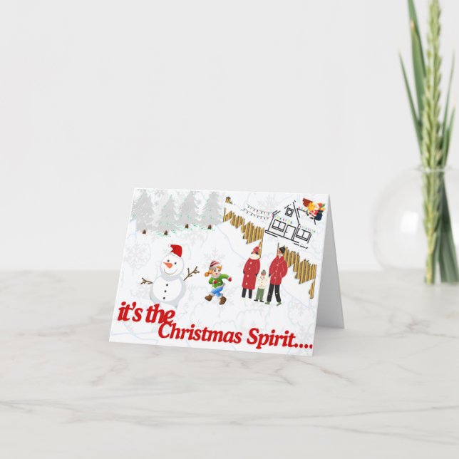 Carte De Remerciements 2024 Noël (Devant)