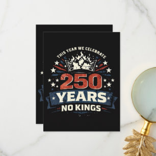Carte De Remerciements 250 Ans Pas De Rois Patriotique