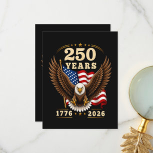 Carte De Remerciements 250e anniversaire États-Unis 250 ans 1776-2026