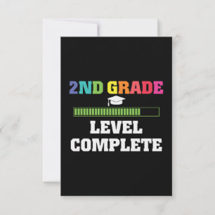 Carte De Remerciements 2Nd Grade Complete Video Gamer Graduate Venin