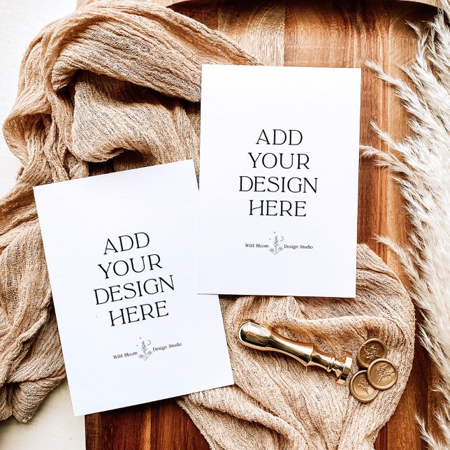 Carte De Remerciements 3.5x5" Vertical Response Card Printing (Créateur téléchargé)