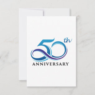 Carte De Remerciements 50e anniversaire