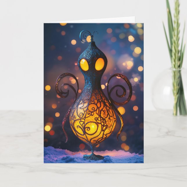 Carte De Remerciements *~* 9 Yeux Cosmiques Qui Brillent Avec Amour AP97 (Devant)