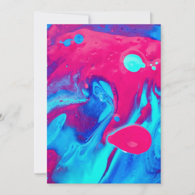 Carte De Remerciements À l'intérieur d'une lampe à lave (Devant)