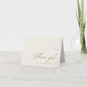 Carte De Remerciements À ma demoiselle d'honneur le jour de mon mariage C