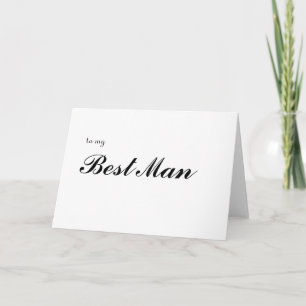 Carte De Remerciements à mon témoin de mariage