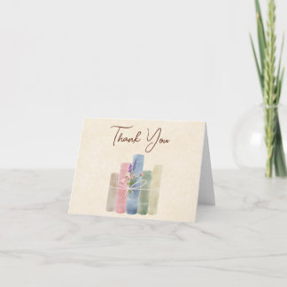 Carte De Remerciements A New Chapter Begins