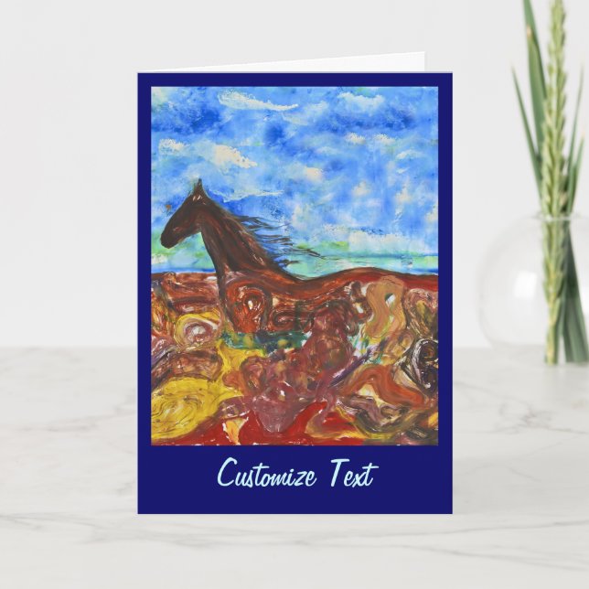 Carte De Remerciements À travers le pré (Devant)