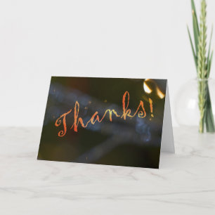 Carte de remerciements Abstrait