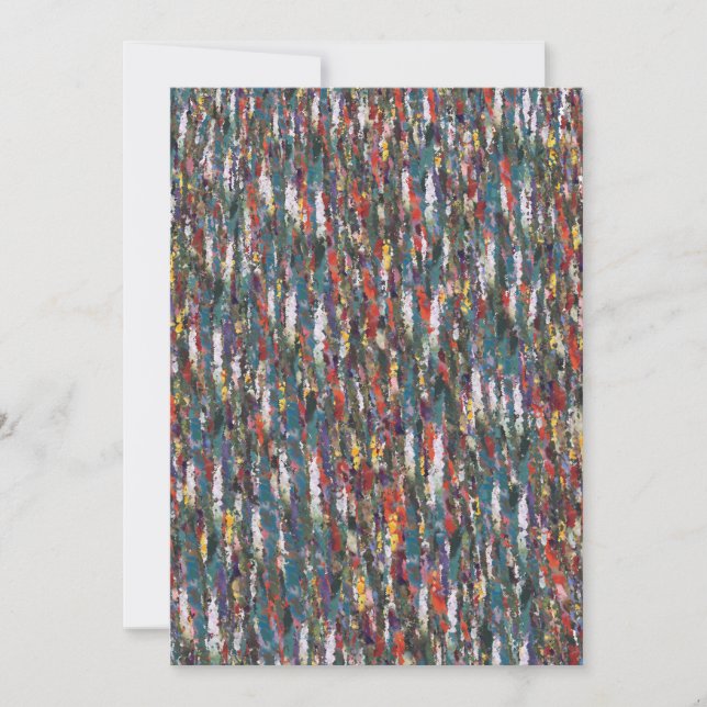 Carte De Remerciements Abstrait du bouquet d’Odilon Redon (Devant)